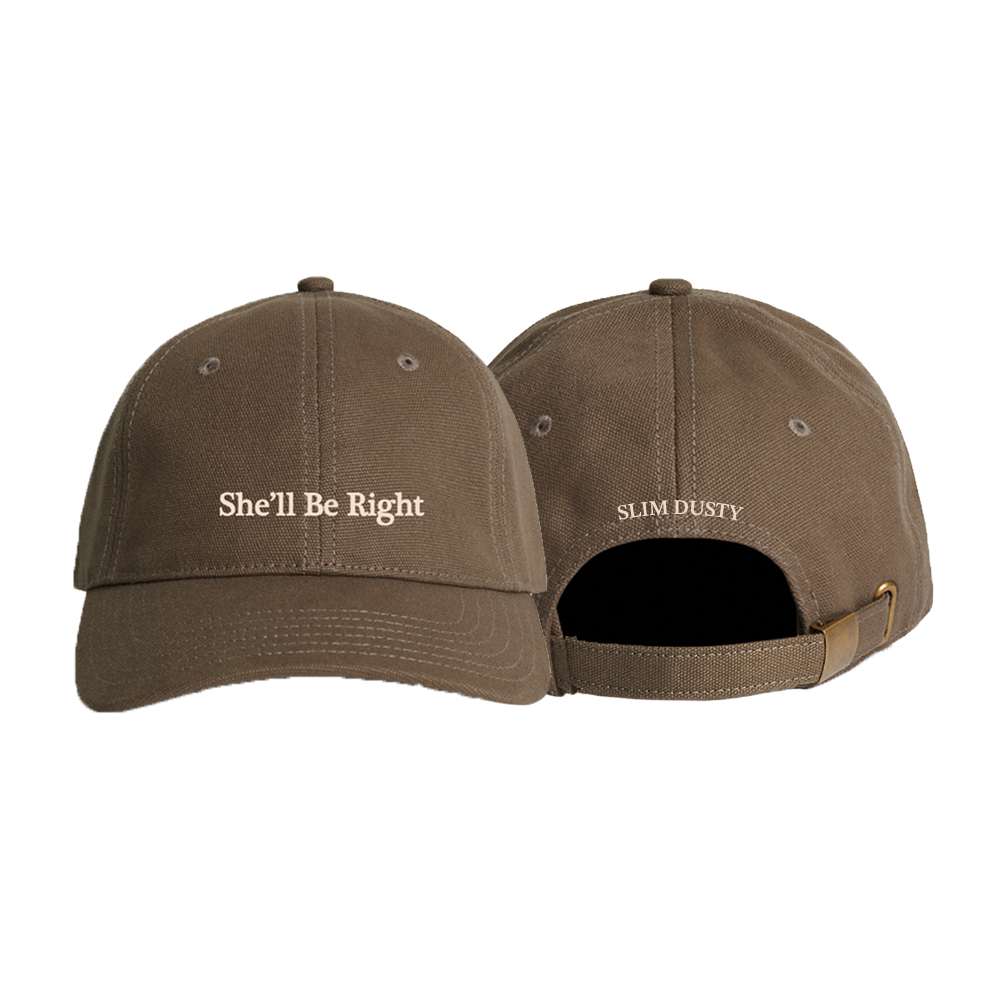 She'll Be Right Cap Front and Back