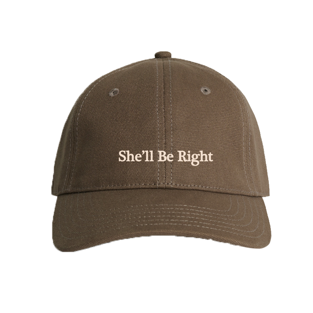 She'll Be Right Cap Front