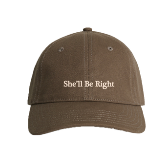 She'll Be Right Cap Front