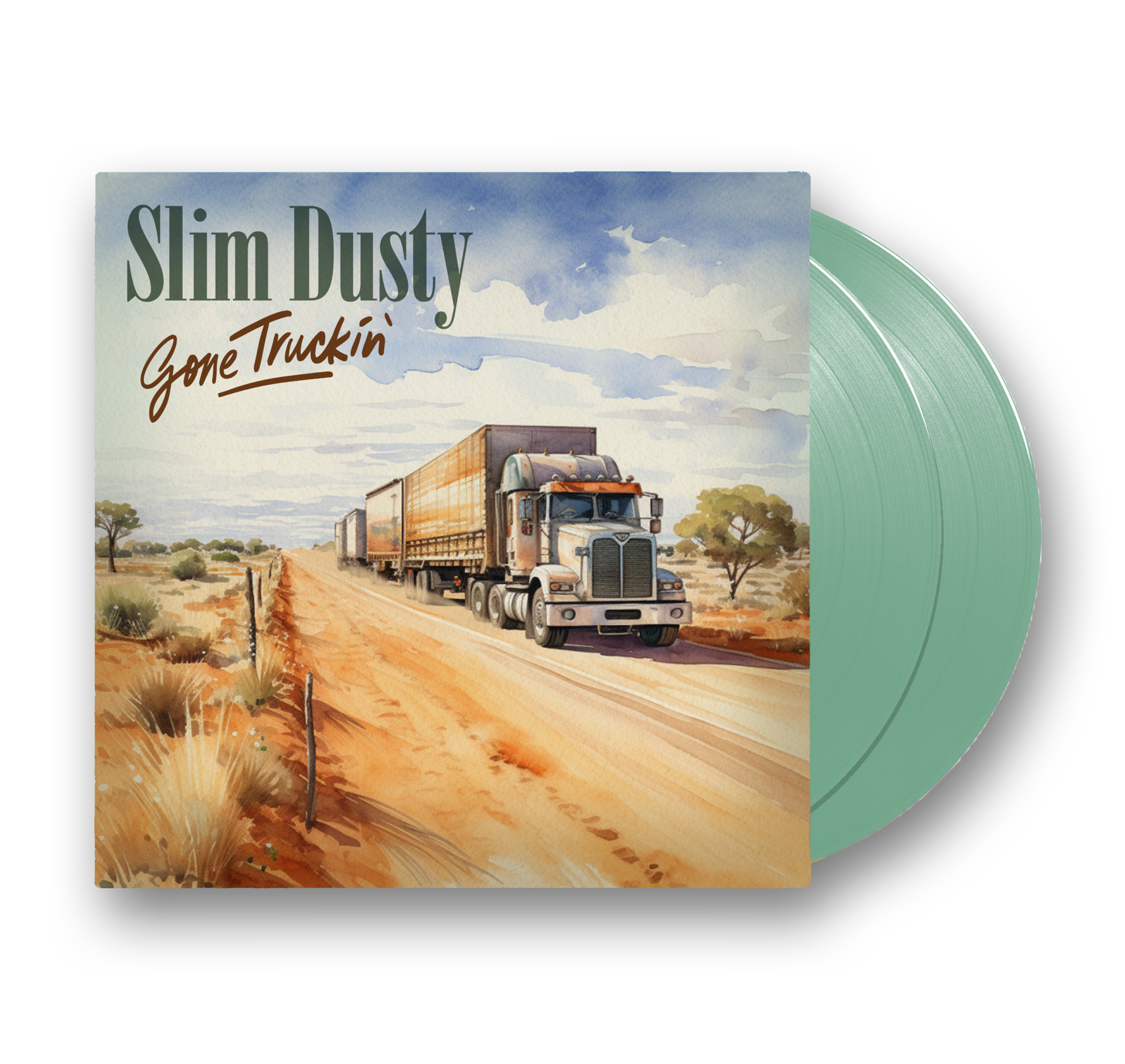 Gone Truckin' Limited Edition Eucalyptus Green 2LP