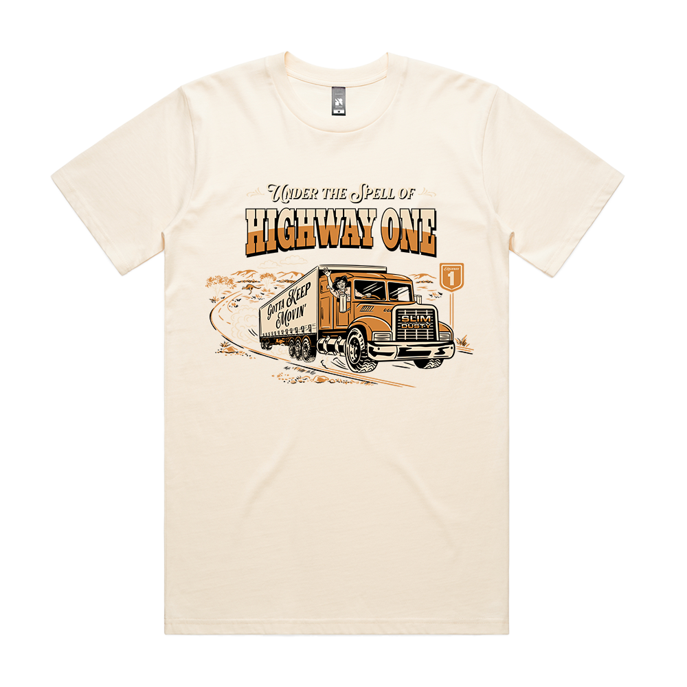 Under The Spell Of Highway One Ivory T-Shirt