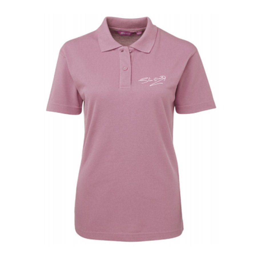 Signature Ladies Pink Polo Shirt