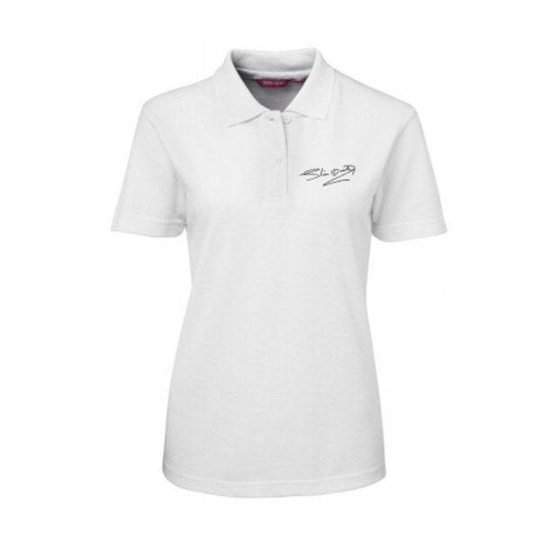 Signature Ladies White Polo Shirt