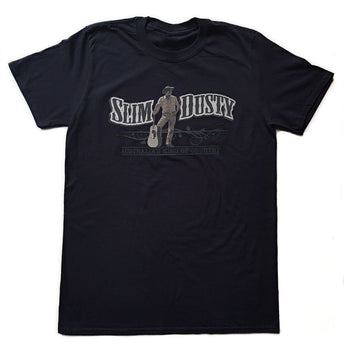 Slim Dusty Black Logo T-Shirt